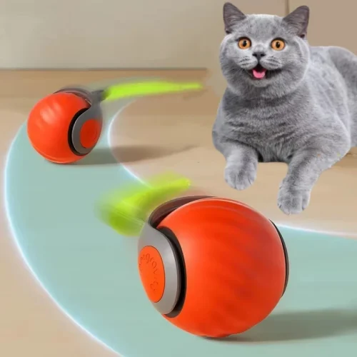Cat Interactive Ball Toys Automatic Rolling Ball