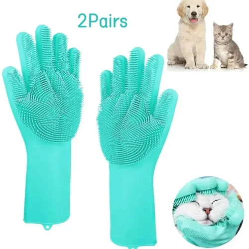 Pet Grooming Cleaning Gloves